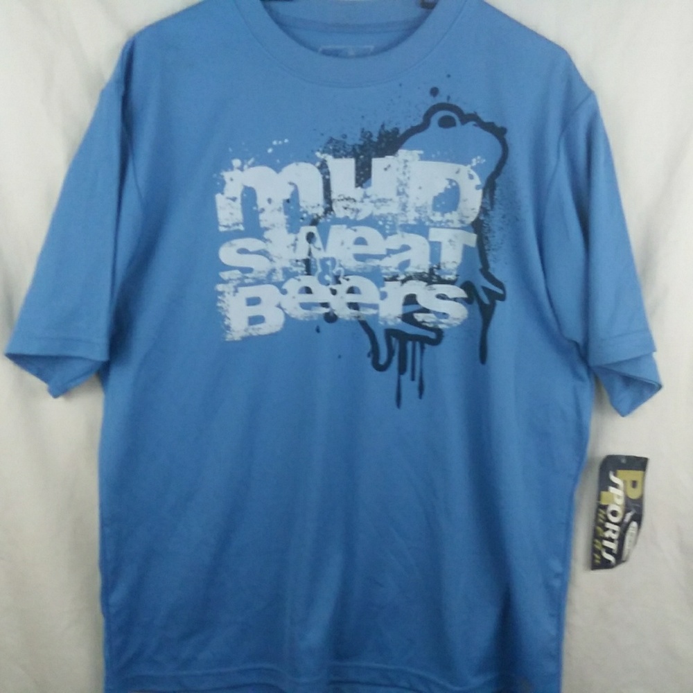Blue mud sweat beers 👕